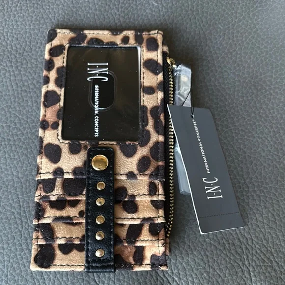 INC International Concepts Leopard Print Wallet - Picture 2 of 3